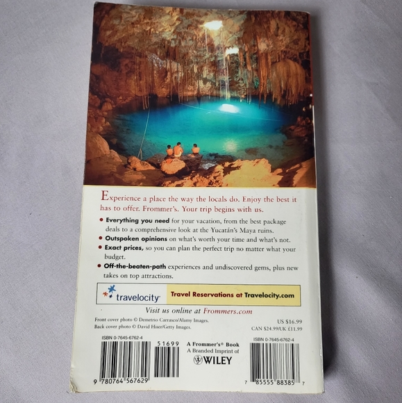 Frommer's Cancun, Cozumel & the Yucatan 2005 paperback travel guide book GUC - Picture 2 of 3